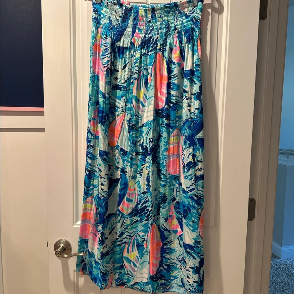 Lilly Pulitzer Hey Bay Bay Bohdi Maxi Skirt Size L